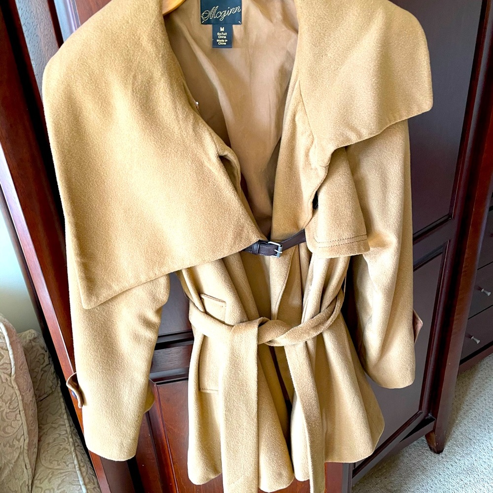 Belted jacket purchased at Anthropologie